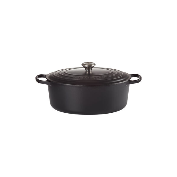 Signature oval gryte 6,3 L, matte black, Le Creuset