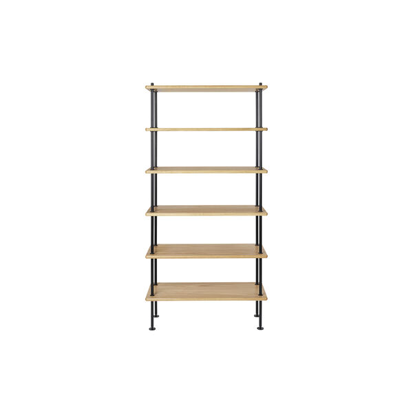 BM0253-3 hyllesystem, eik/sort BM0253-3 hyllesystem, eik/sort, Carl Hansen & Søn