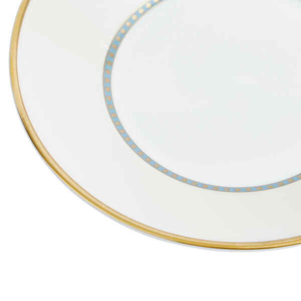 Helia Teacup with saucer, hvit/turkis/gull, Wedgwood