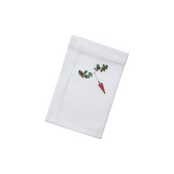 Juleserviett med rød kjegle, Langkilde & Søn