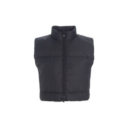 Feather down kort vest, black Feather down kort vest, black, BITTE KAI RAND