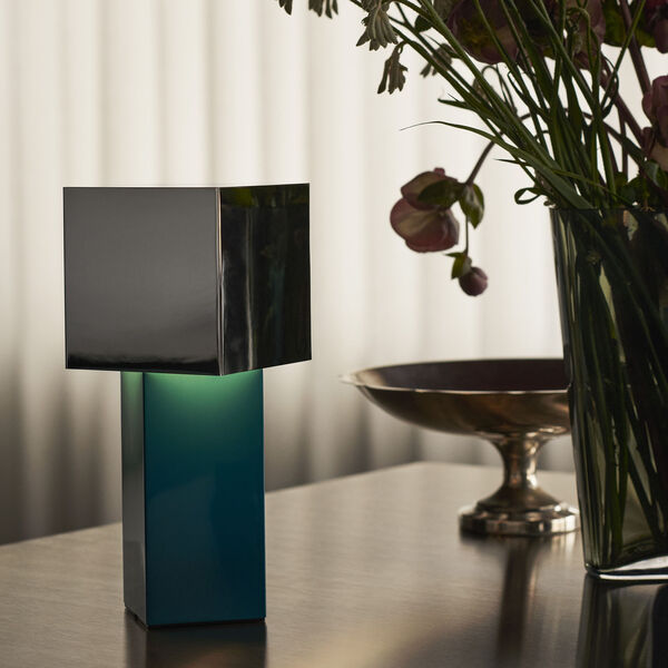 Pivot ATD7 portable bordlampe, blue silver, &Tradition