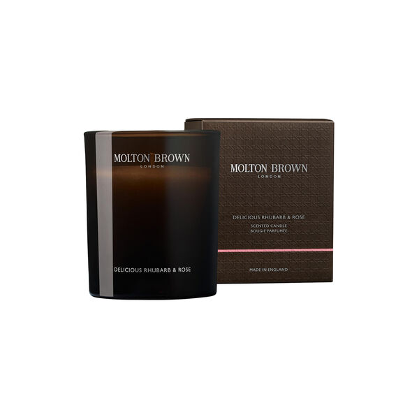 Delicious Rhubarb & Rose Signature Candle Delicious Rhubarb & Rose Signature Candle, Molton Brown