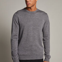 Margrate Pullover, medium grey melange, Matinique