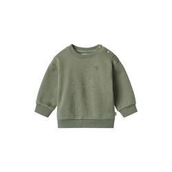 Sweatshirt L/S Willi, 4119 dusty green, Wheat