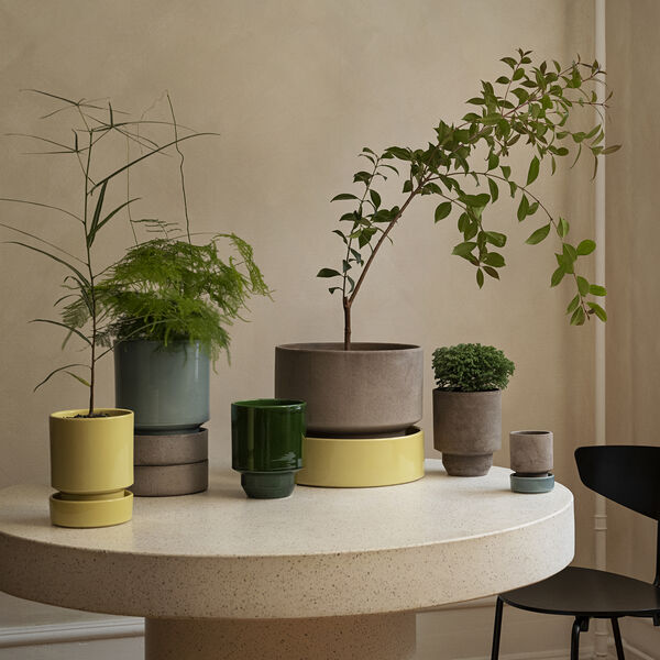 Hoff GLAZED underfat, pale yellow Hoff GLAZED underfat, pale yellow, Bergs Potter