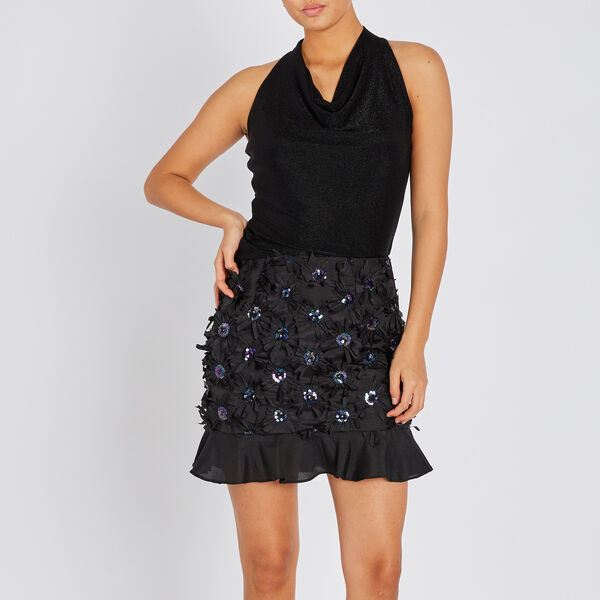 ComfreyBBViolety top, black, Bruuns Bazaar