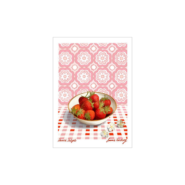 Danske herligheter Rosa, Poster & Frame