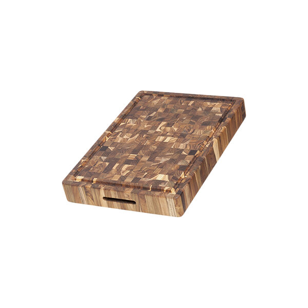 BUTCHER BLOCK skjærebrett med saftspor ekstra tykt, TeakHaus