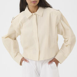 KBFalka Shirt, egret, Karen by Simonsen