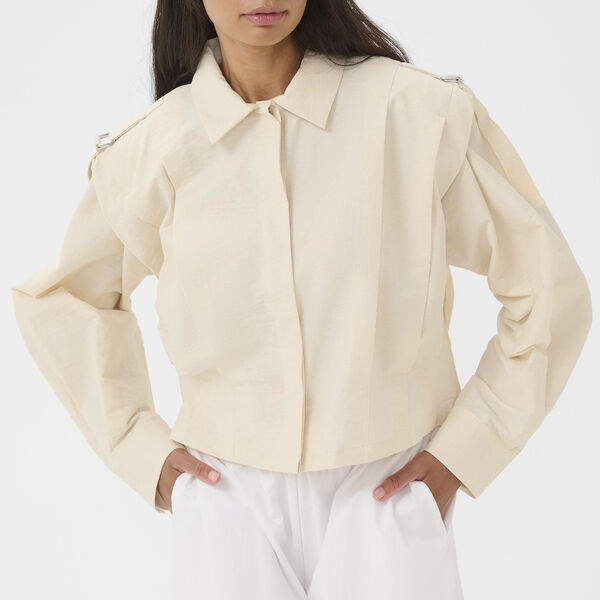 KBFalka Shirt, egret, Karen by Simonsen