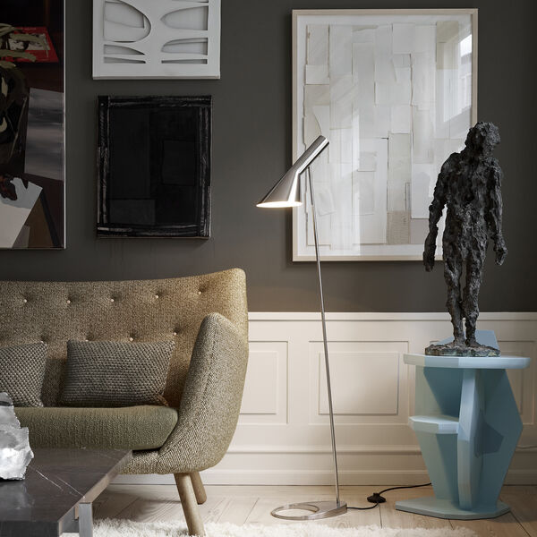 AJ gulvlampe, stainless steel AJ gulvlampe, stainless steel, Louis Poulsen