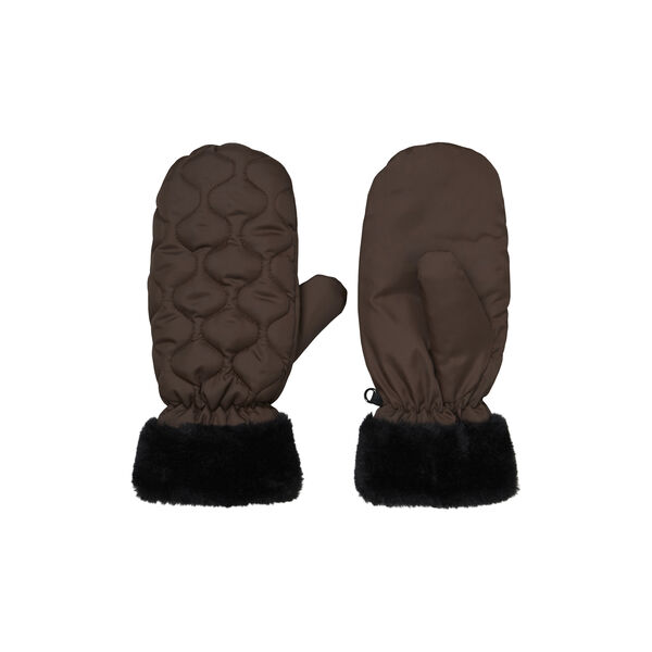 Makara Puff Mitttens, hot fudge brown Makara Puff Mitttens, hot fudge brown, Becksöndergaard