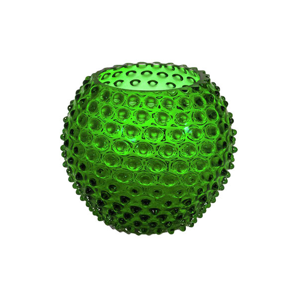 Hobnail Vase 1,8 l, dark green, Klimchi