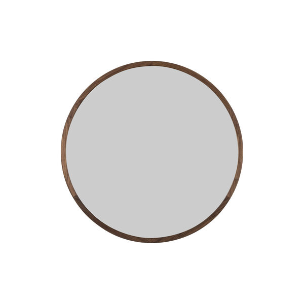 Silhouette speil &Oslash; 100 cm, oljet valn&oslash;tt, Fredericia Furniture