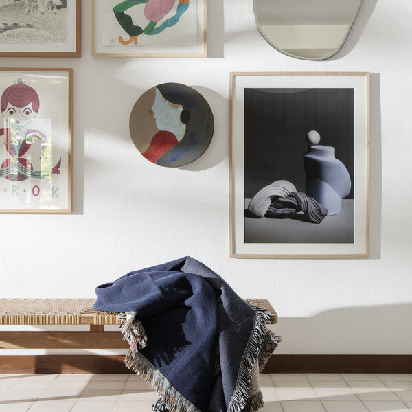 Pond Mirror Small, brass, ferm LIVING