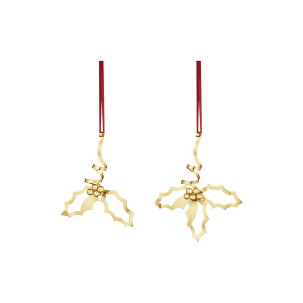 2026 Juleornamentsett til bordet, gull, Georg Jensen