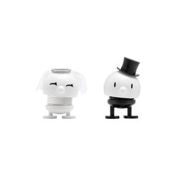 Brud & brudgom, hvit/sort, Hoptimist