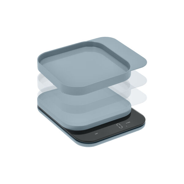 Mensura Kjøkkenvekt, dusty blue, Rosti