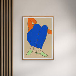 Lying Down in Blue and Red, THE POSTER CLUB