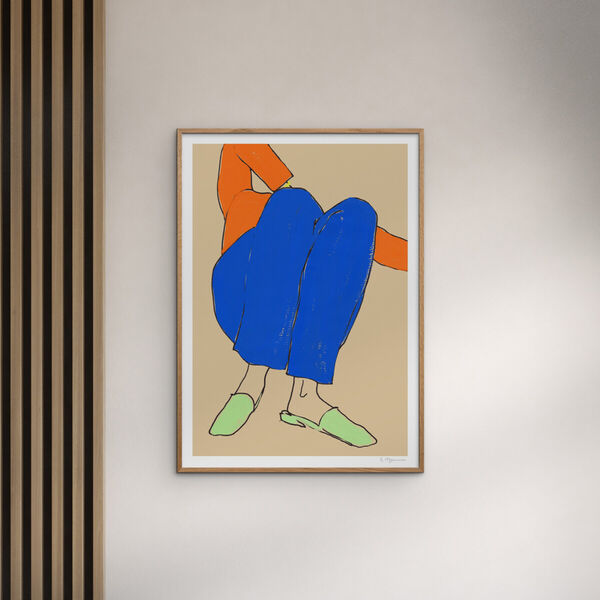 Lying Down in Blue and Red, THE POSTER CLUB