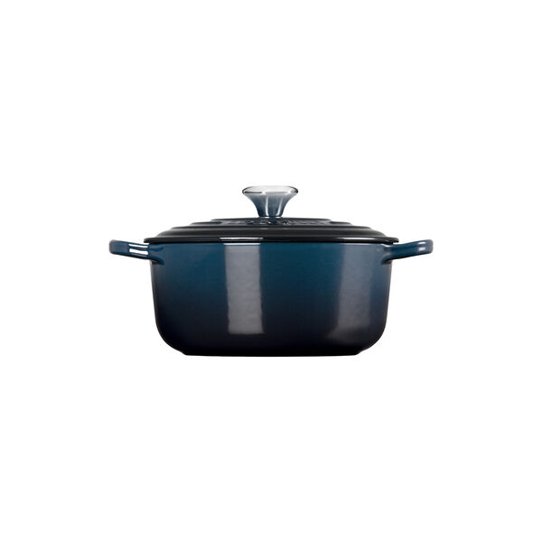 Signature st&oslash;pejern rund gryte &Oslash; 20 cm, nuit, Le Creuset
