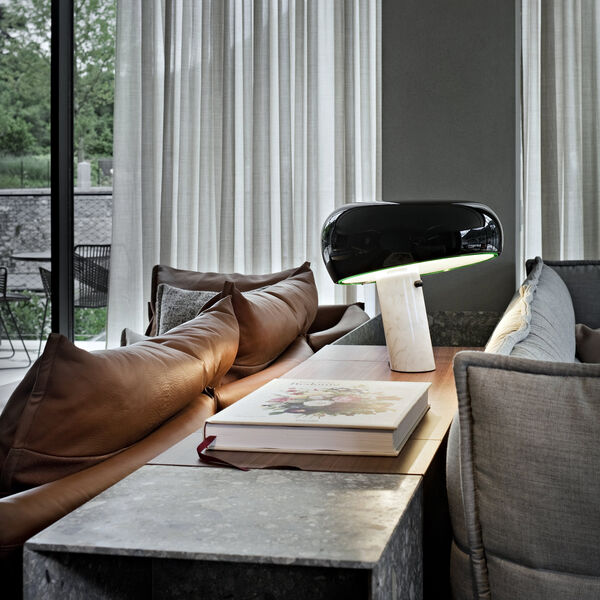 Snoopy bordlampe, black, Flos