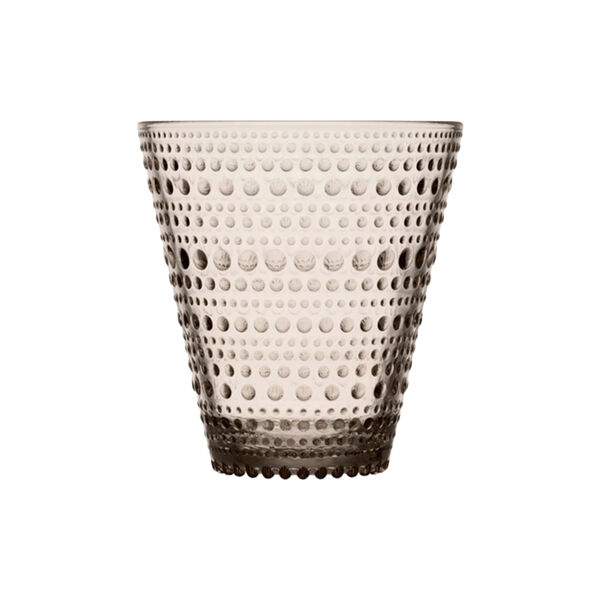 Kastehelmi vannglass 2 stk., linen, Iittala