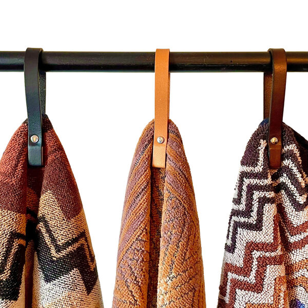 Håndkleholdere, brun, Nordan Home