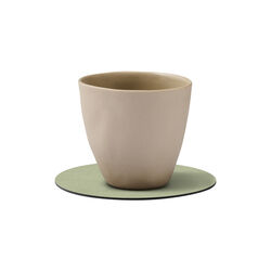 Nupo glassbrikke Circle, olive green, LIND DNA