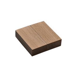 KLOSS Dobbel Impulsbryter, natur eik, Kjaer + Loege