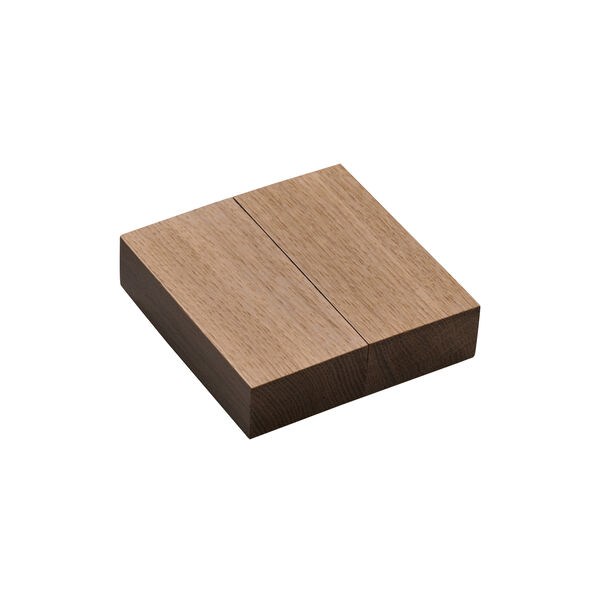 KLOSS Dobbel Impulsbryter, natur eik, Kjaer + Loege