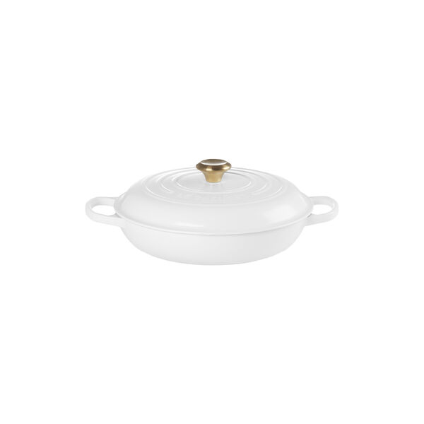 Signature st&oslash;pejern buffetgryte 30 cm, white, Le Creuset