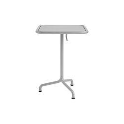 Deville Table Silver grey powder coated aluminium frame, silver grey, HAY