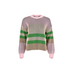 Patent crew neck cotton mix knit, KnowledgeCotton Apparel 
