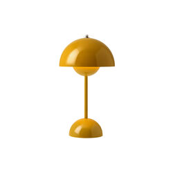 Flowerpot VP9 oppladbar bordlampe, mustard Flowerpot VP9 oppladbar bordlampe, mustard, &Tradition