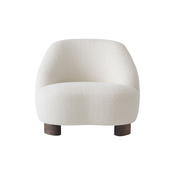 Margas loungestol LC1, hvit/valn&oslash;tt, &Tradition