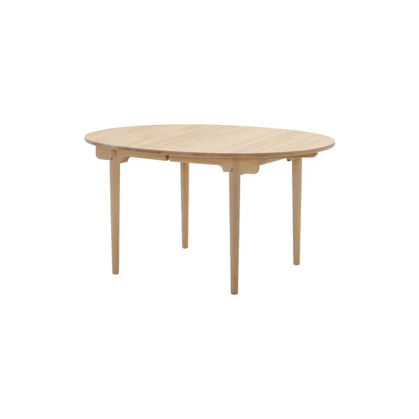 CH337 Dining Table, soap treated oak, Carl Hansen & Søn