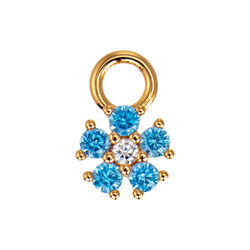 Emilia Tale charm, blue, Emilia by Bon Dep
