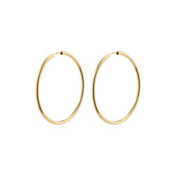 APRIL hoop &oslash;reringer medium, gullbelagt, Pilgrim