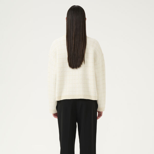 KBTot Cardigan, egret, Karen by Simonsen