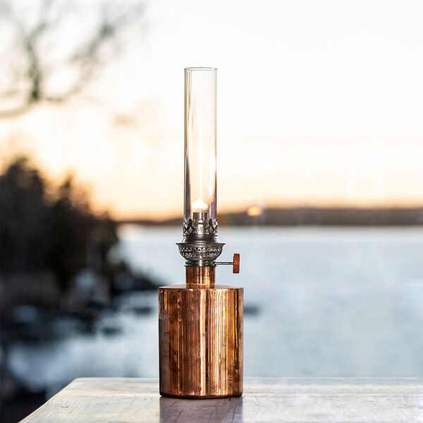 Patina oljelampe liten, Klong