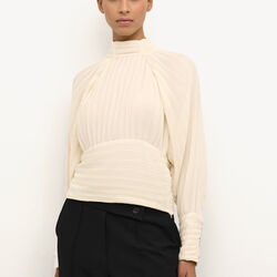 LoraineKB Blouse, seedpearl, Karen by Simonsen