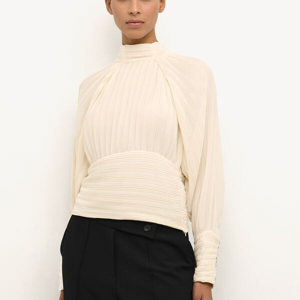 LoraineKB Blouse, seedpearl, Karen by Simonsen