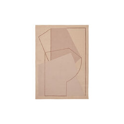 Furbo gulvteppe, rose Furbo gulvteppe, rose, Linie Design