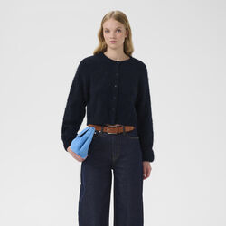 GZdebbie short cardigan, skycaptain m&eacute;lange, Gestuz