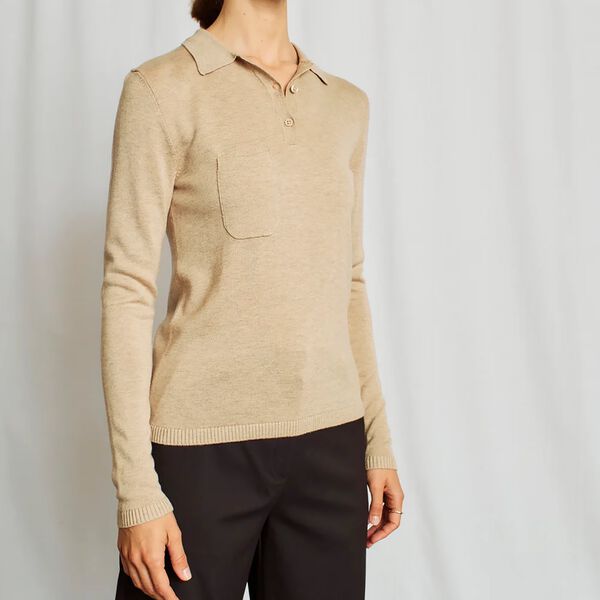 BS Celestina Regular Fit Knit, sand BS Celestina Regular Fit Knit, sand, Bruun & Stengade