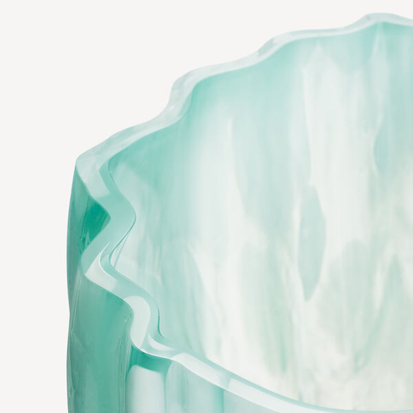 Crackle vase, jade green, Kosta Boda