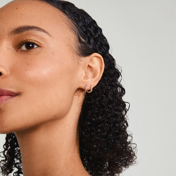 KLEOPRATRA hoops, gullbelagt, Pilgrim