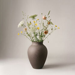 Knabstrup Vase | H 20 | Bark, Knabstrup Keramik